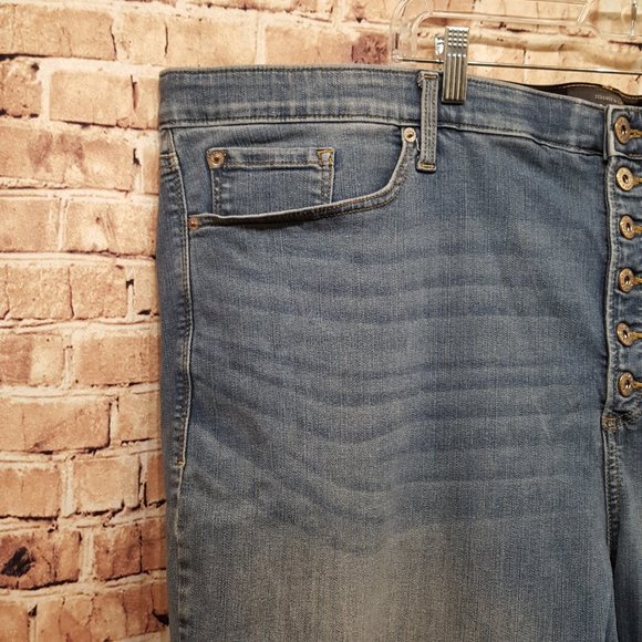 Torrid Premium Sky High Skinny Jeans with Button Fly Size 30XT - Picture 8 of 16